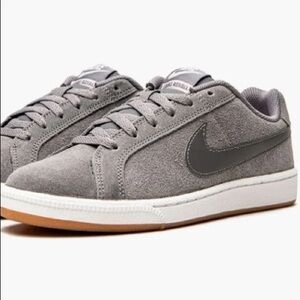 Brand new!! Nike woman’s court royale Gray Suede Sneakers